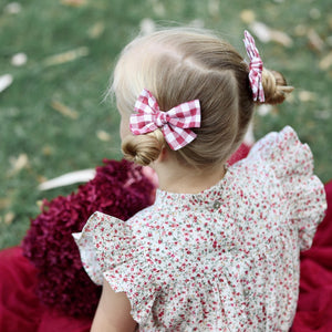 sakura smock - festive floral