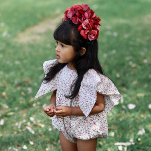 daphne playsuit - festive floral