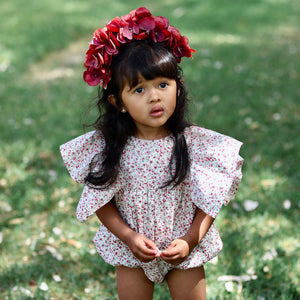 daphne playsuit - festive floral