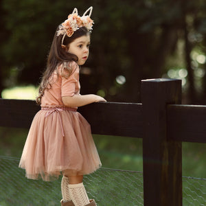 easter flower crown - autumn blooms