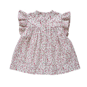 sakura smock - festive floral