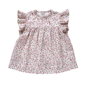 sakura smock - festive floral