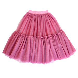 nutcracker tutu - vintage rose hail spot tulle