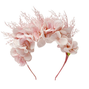 BALLET PINK ALEXANDRA SILK FLOWER CROWN
