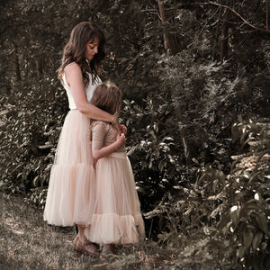 AUBRIE ELLE INES OATMEAL WOMENS TUTU TO MATCH OUR GIRLS TUTUS