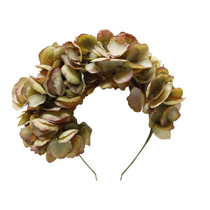 FLORENCE GREEN FLOWER GIRL CROWN