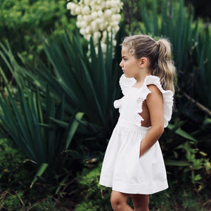MABEL BEACH WEDDING FLOWER GIRL DRESS BY AUBRIE