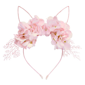 easter flower crown - pink blooms