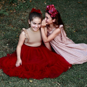 deluxe bow headband - cranberry velvet