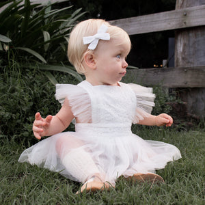 prancer playsuit - ivory lucia broderie