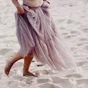 DEAUVILLE MAUVE ROMANTIC LONG LENGTH TUTU SKIRT FOR WOMEN