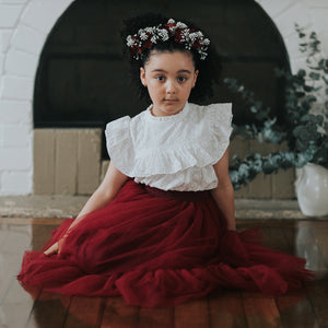 miranda blouse - ivory lucia broderie