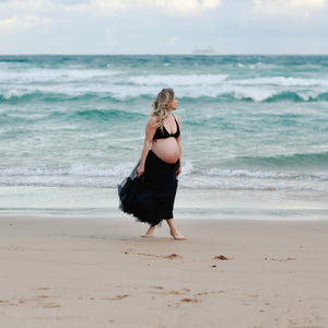 LADIES TUTU SKIRT IN BLACK TULLE