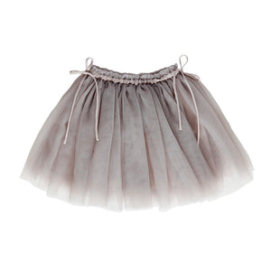 MUSHROOM GREY GIRLS SHORT TUTU SKIRT