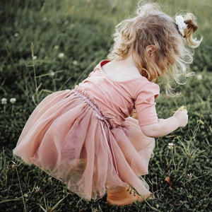 MARISOL LITTLE GIRLS TUTU SKIRT IN TERRACOTTA