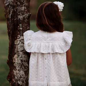 miranda blouse - ivory lucia broderie