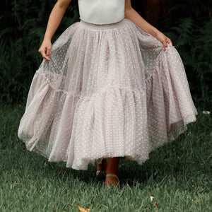 nutcracker tutu - mushroom hail spot tulle