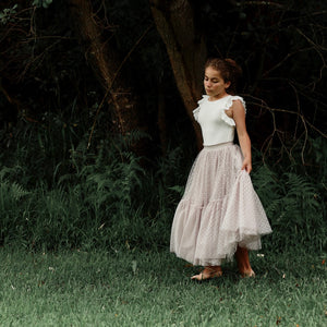 nutcracker tutu - mushroom hail spot tulle