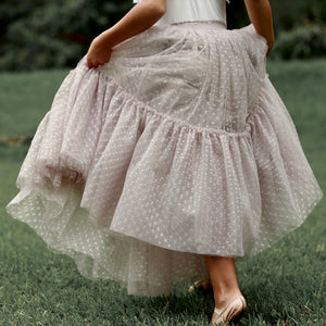 nutcracker tutu - mushroom hail spot tulle