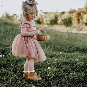 SIDE TIE SEPIA MARISOL TUTU SKIRT BY AUBRIE