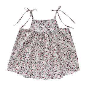 celeste camisole - evergreen yuletide floral