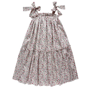 ivy dress - evergreen yuletide floral