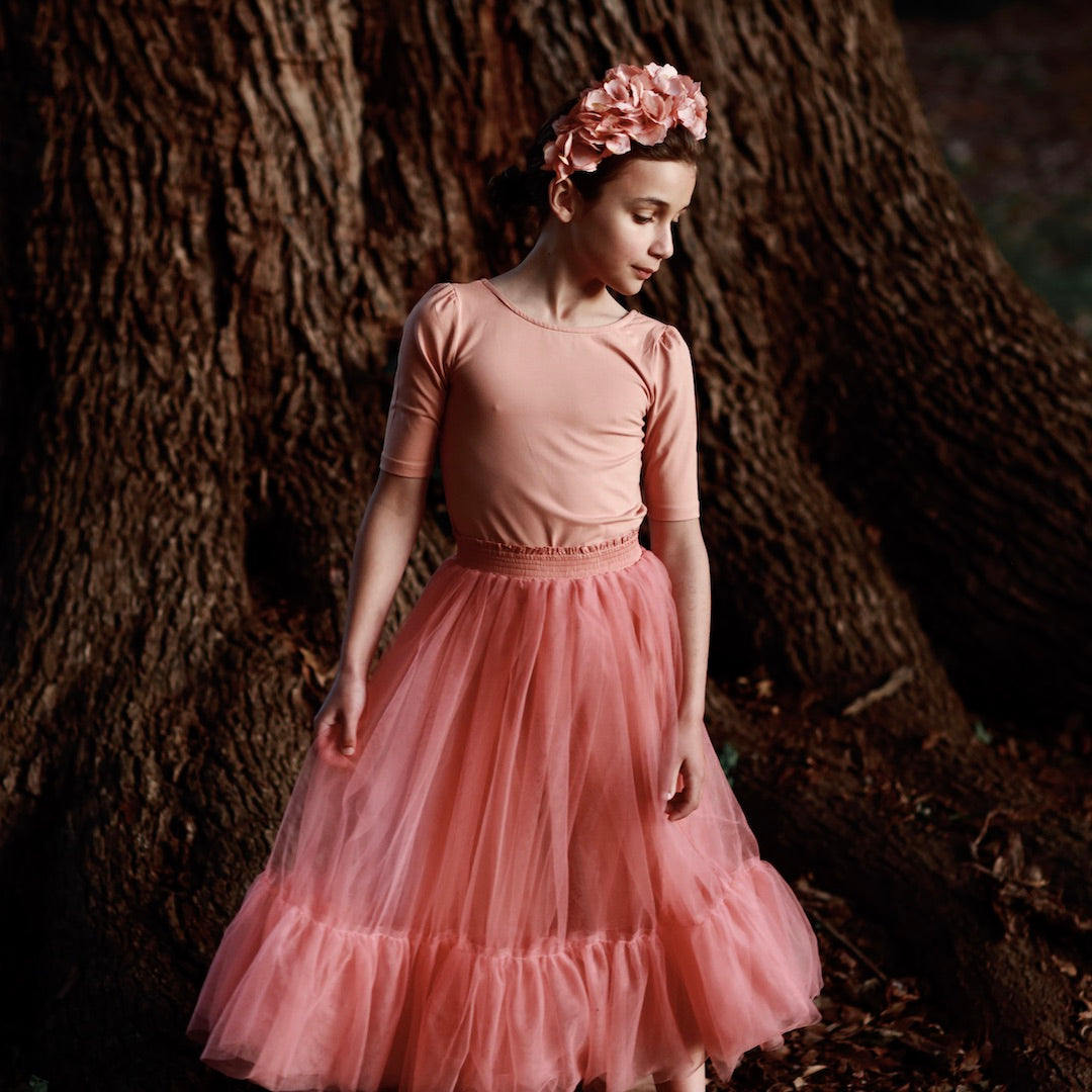 Buy Baby Girl Tulle Skirt Extra Fluffy Petticoat for Girls 36 Colors Kids  Tutu Skirt Ballet Pettiskirt for Little Girl 6M10T Wine l at Amazonin