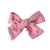 pinwheel bow hair clip - dusty rose broderie