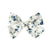 pinwheel bow hair clip - navy blossoms floral