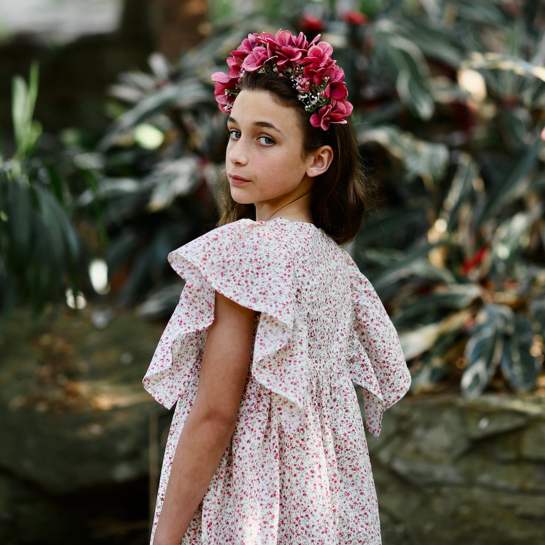 gabrielle dress - festive floral