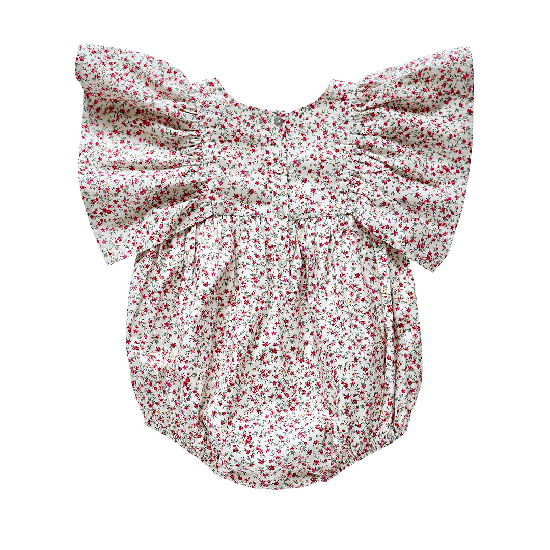 daphne playsuit -  festive floral