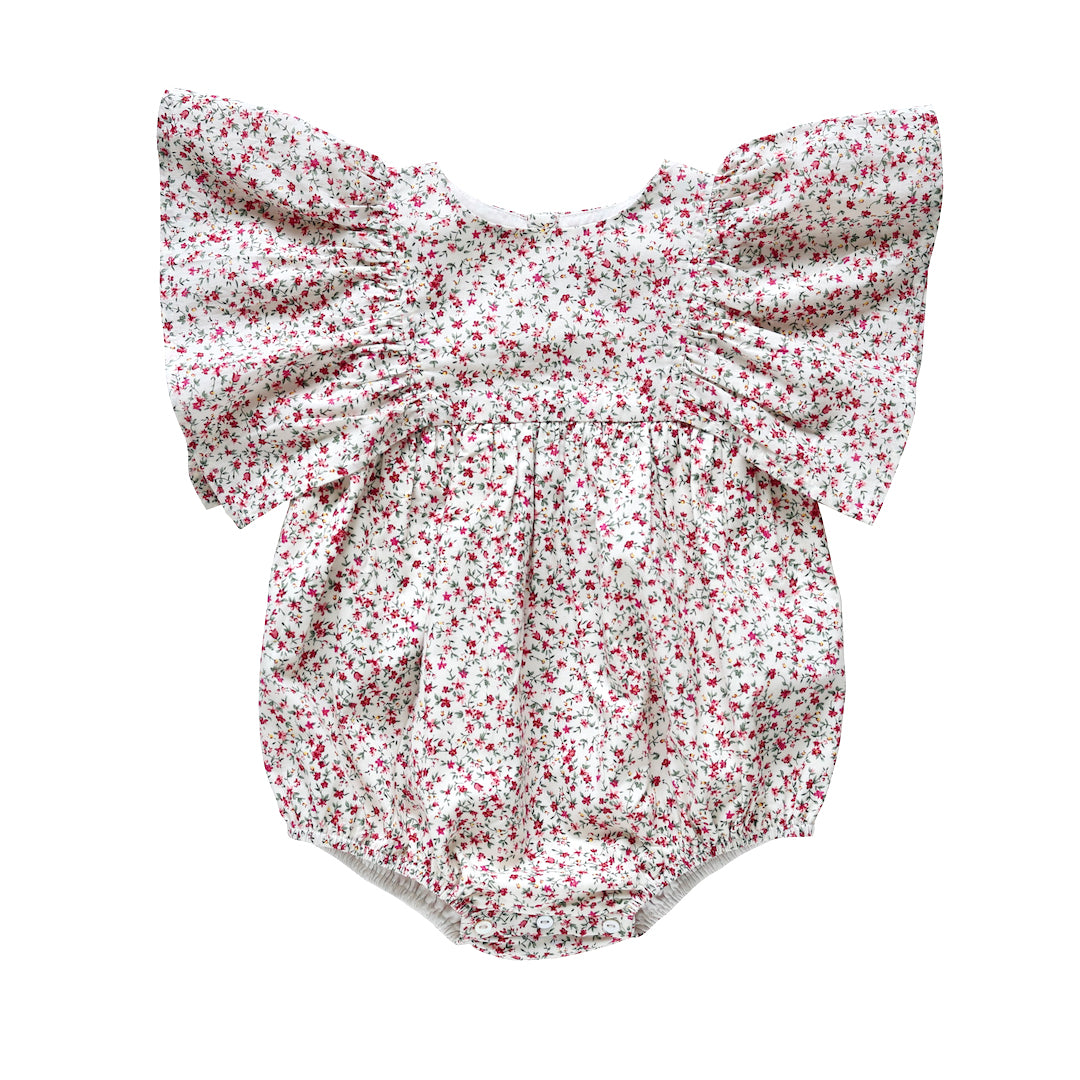 daphne playsuit -  festive floral