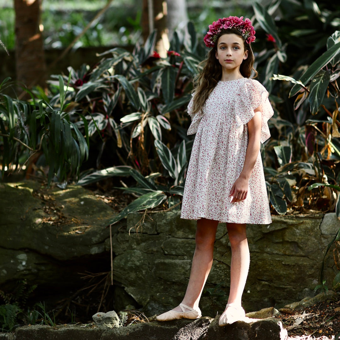 gabrielle dress - festive floral