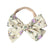 pinwheel bow headband - cream lavender floral