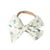 pinwheel bow headband - duck egg bluebelle floral