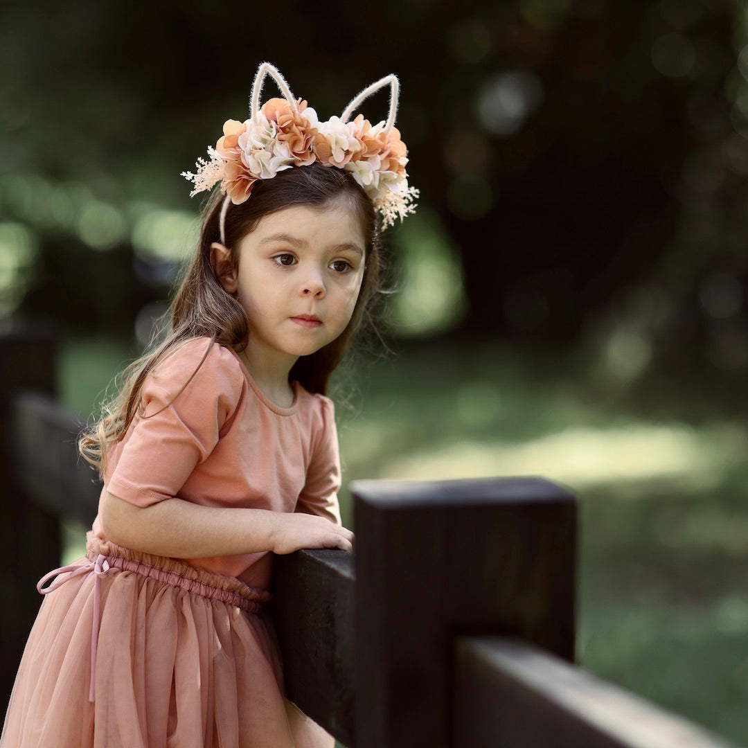 easter flower crown - autumn blooms