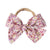 pinwheel bow headband - violet vintage floral