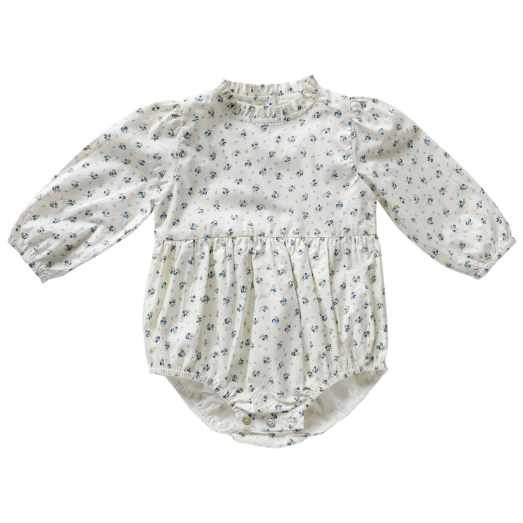 Arabella toddler girls playsuit in duckegg blue