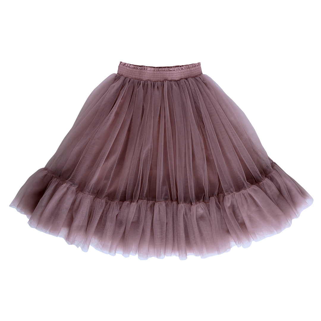 Dusty Mauve tulle tutu skirt for toddlers and tweens