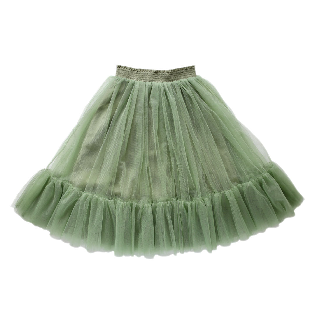 romantic ruffle tutu - basil tulle