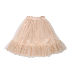 Oatmeal tulle tutu skirt for girls by AUBRIE 