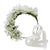 IVORY TIE-BACK HALO FLOWER GIRL CRWON FOR BABIES AND TODDLERS