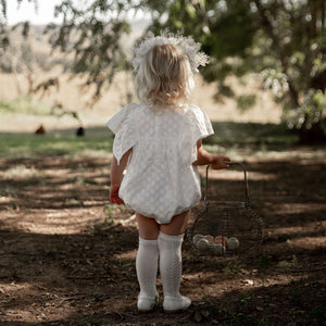 daphne playsuit -  tuberose broderie anglaise