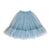 Light blue flower girl tutu skirt for tweens
