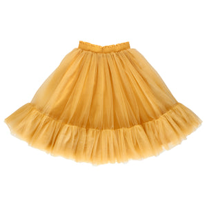 Honeysuckle mustard yellow tutu skirt for girls