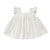 mummy's helper apron top - ivory daisy voile