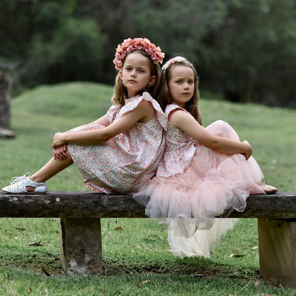 baby + little girls floral cotton party dresses | Aubrie Australia ...