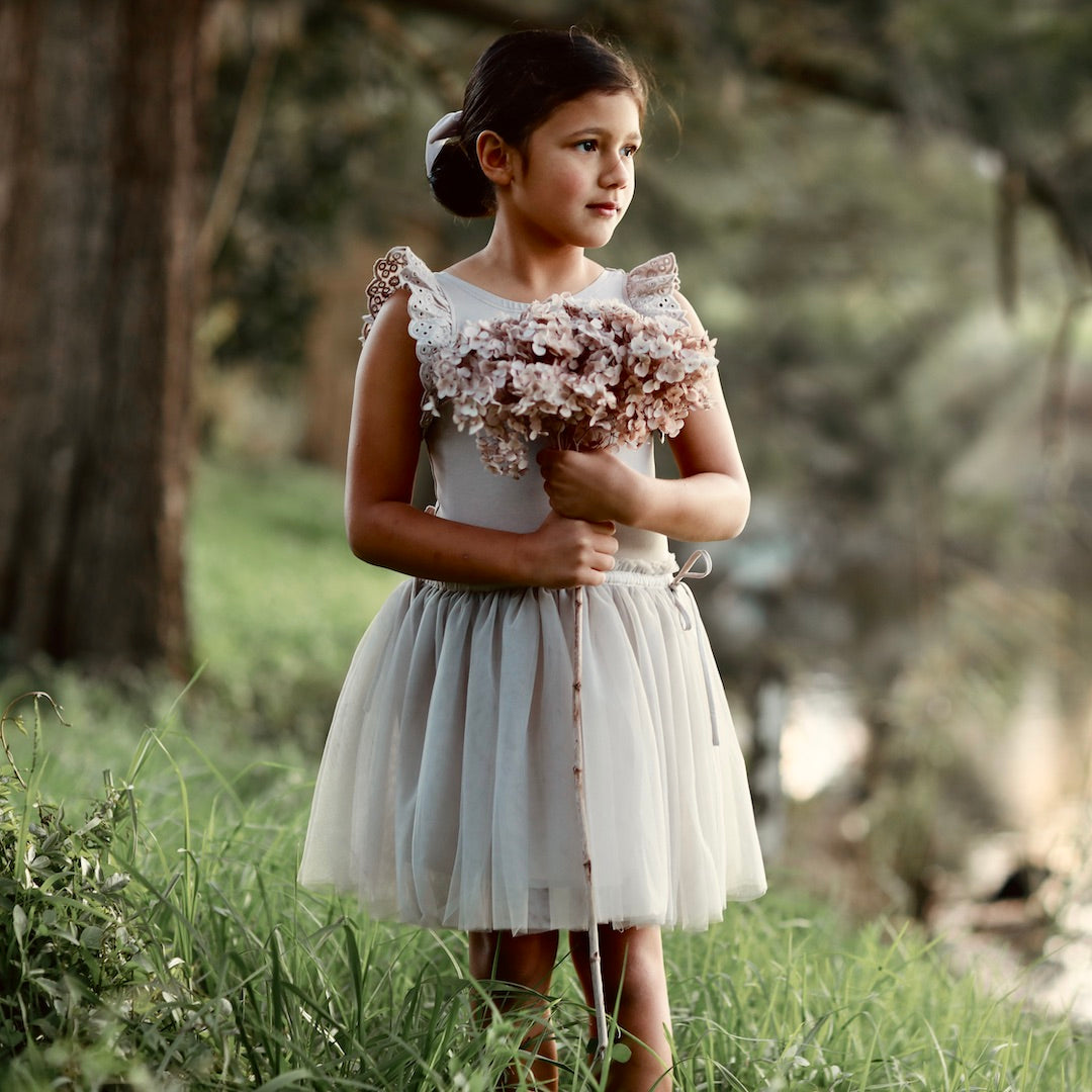 MARISOL FLOWER GIRL MUSHROOM TULLE TUTU
