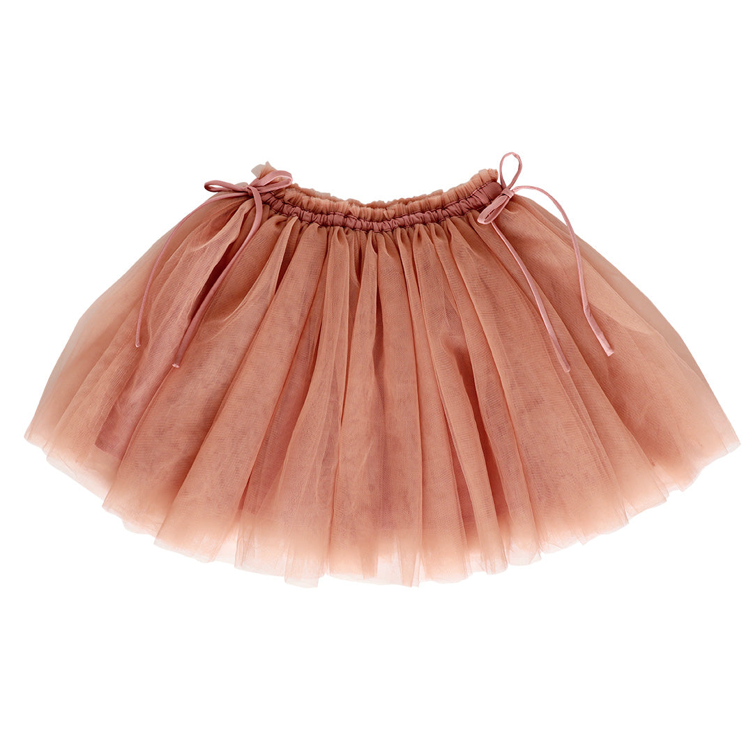 GIRLS SEPIA BURNT ORANGE SHORT TUTU SKIRT