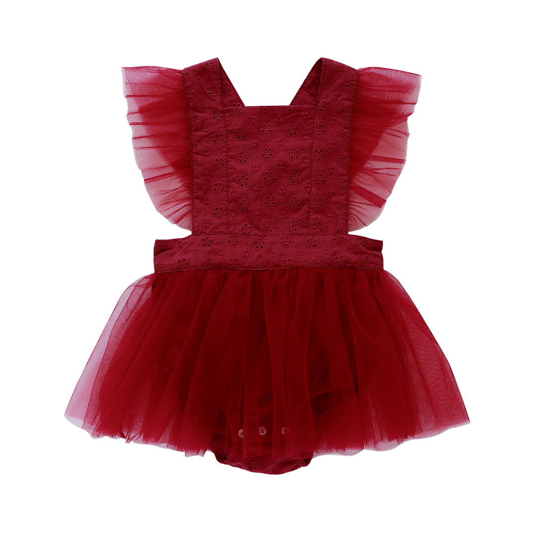 prancer playsuit -  juniper broderie anglaise